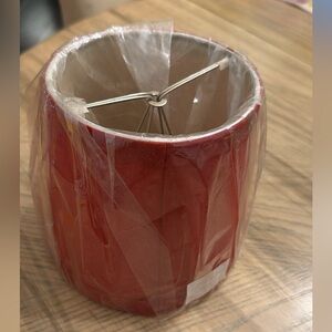 Small Red Lampshade